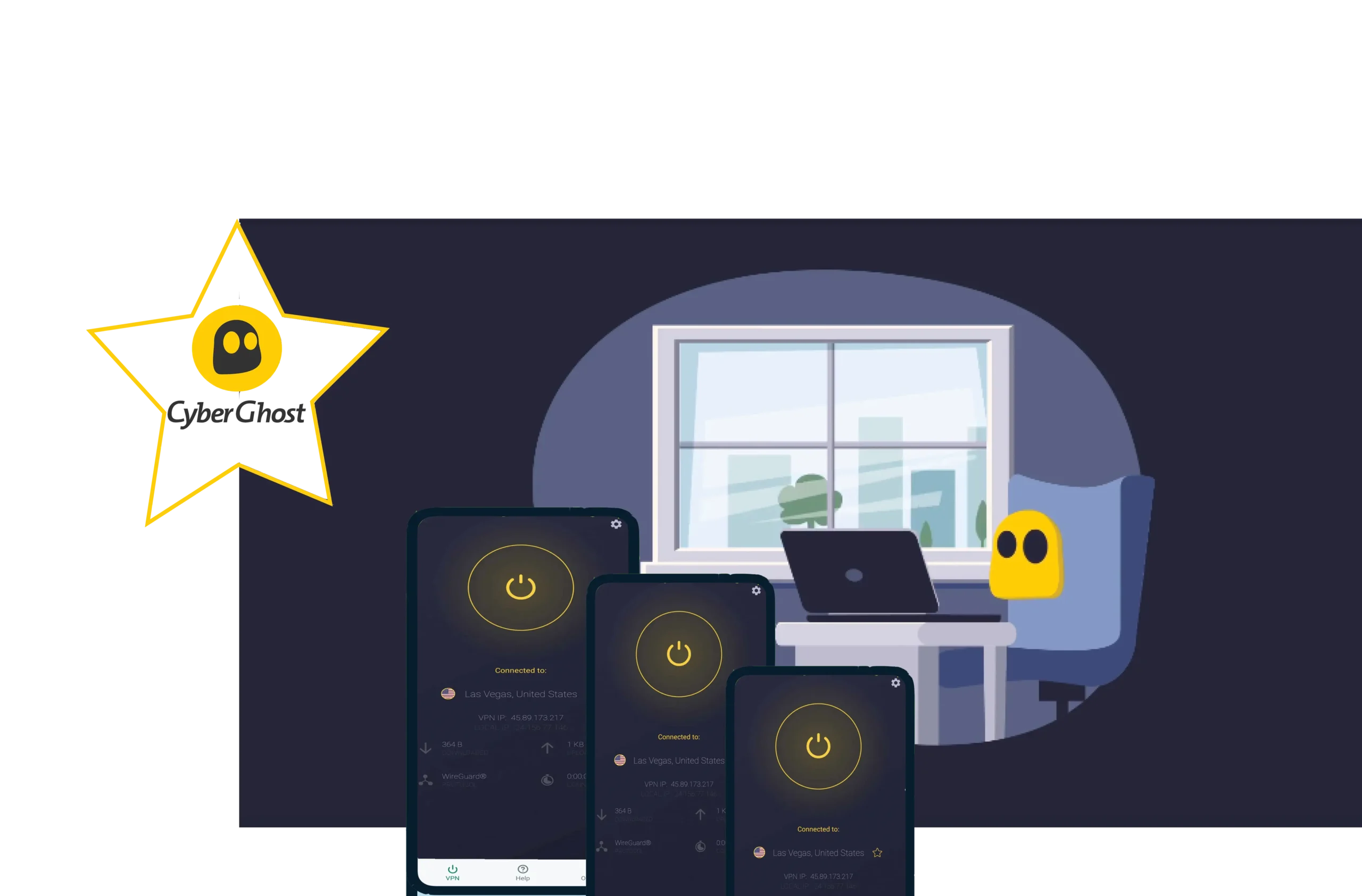 Best VPN for Australia CyberGhost VPN
